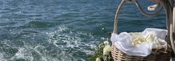 los angeles yacht charter burial at sea ash scattering marina del rey basket lowering