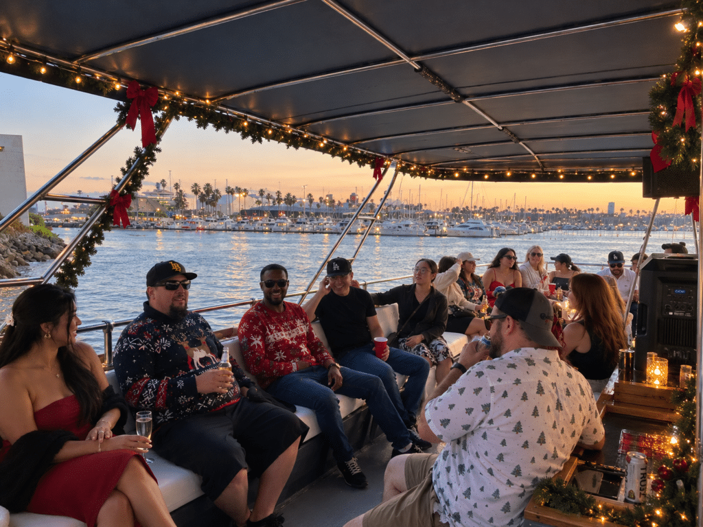 Unique LA christmas office party _ Los Angeles Yacht Charter