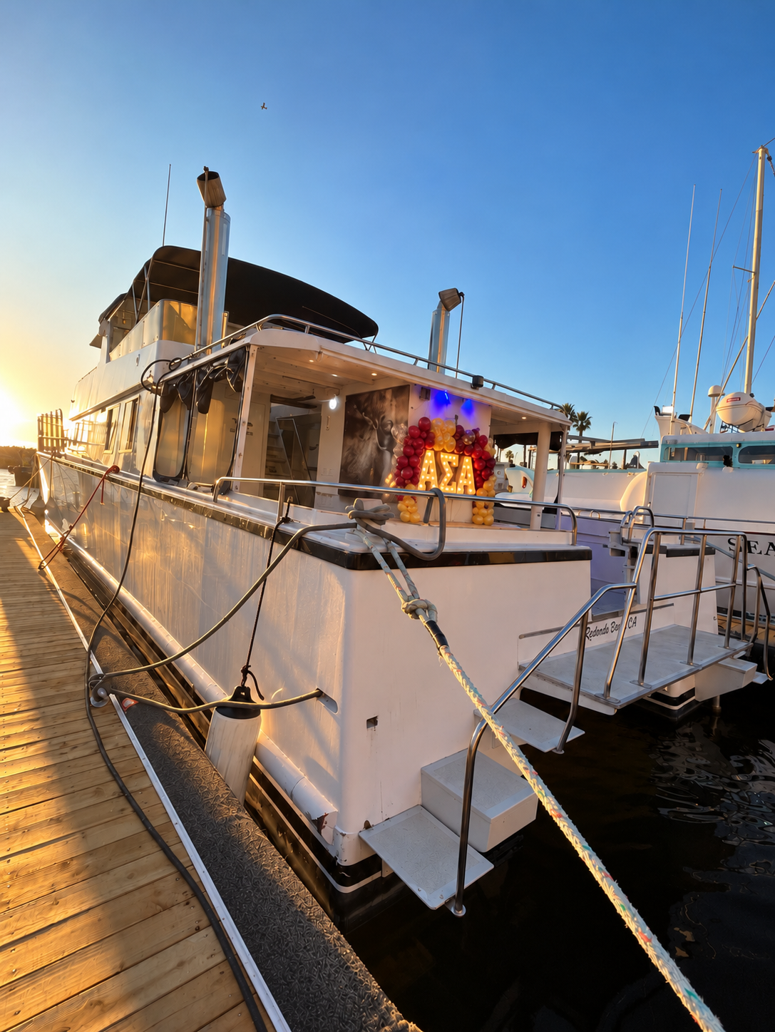 sorority formal Redondo Beach _ Los Angeles Yacht Charter